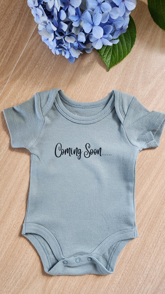 Pregnancy announcement onesie - Coming soon