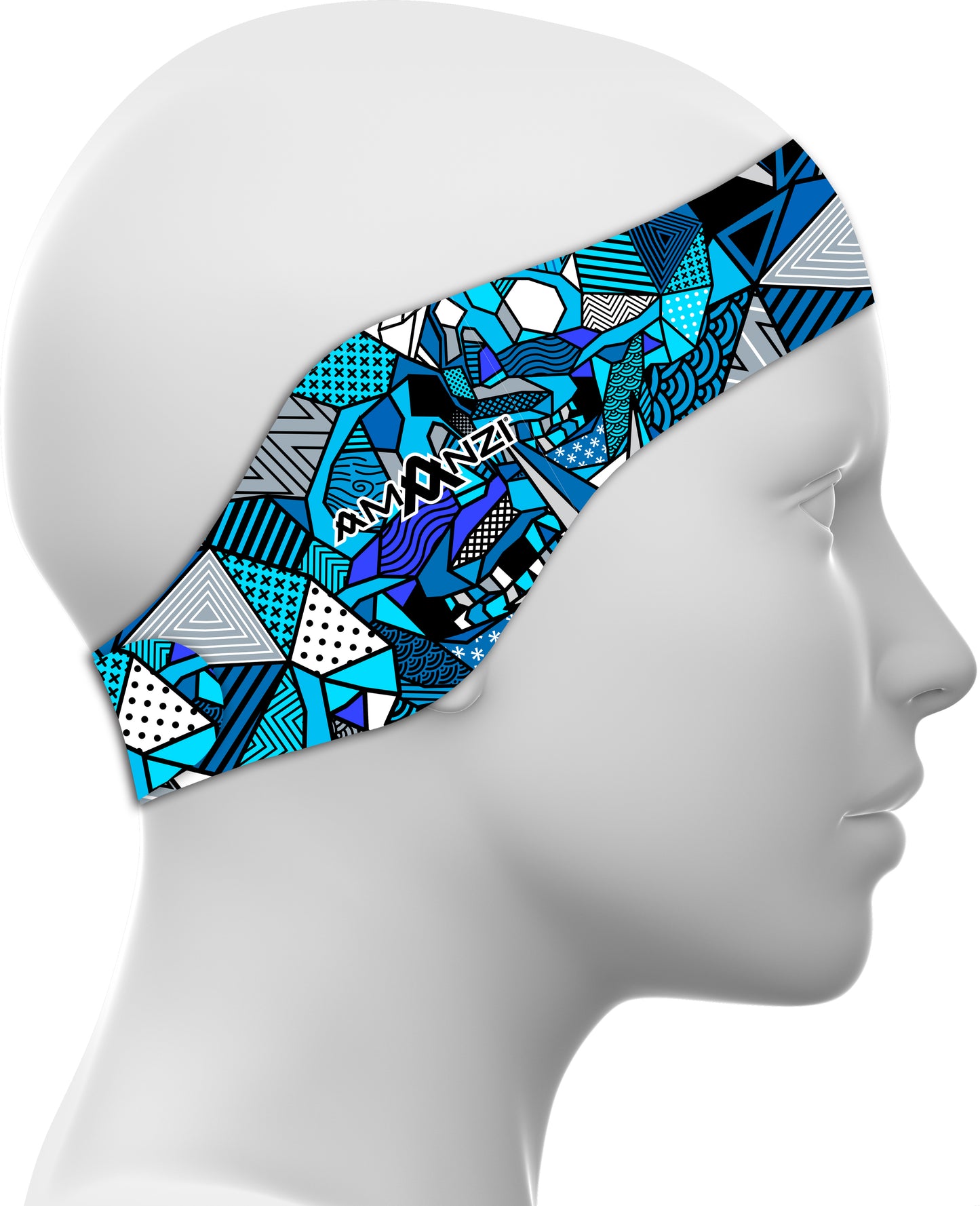 Adjustable swim ear bands - patterned