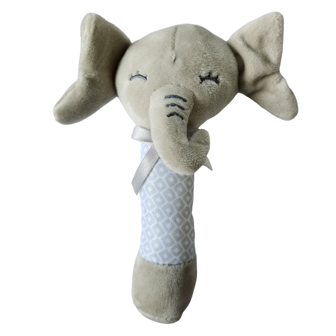 Elephant Snuggle Rattle