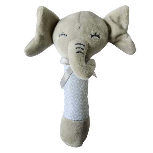 Elephant Snuggle Rattle