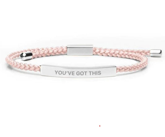Selfawear 'You got this' affirmation bracelet