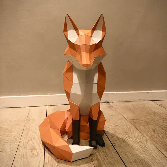 Papercraft Origami kit - Fox