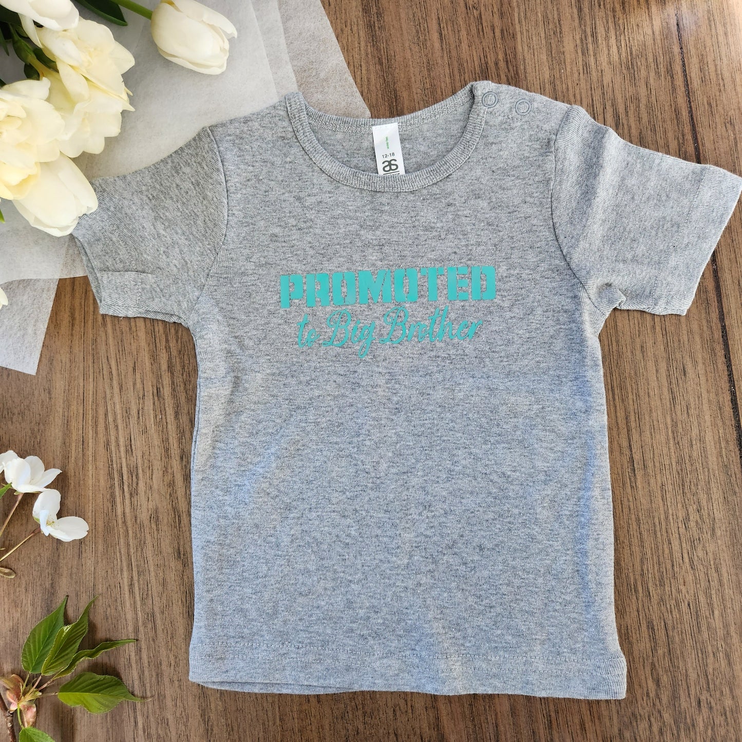Infant/child round neck Tee - Promoted to Big Brother