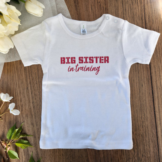 Child round neck Tee - Big Sister in Training