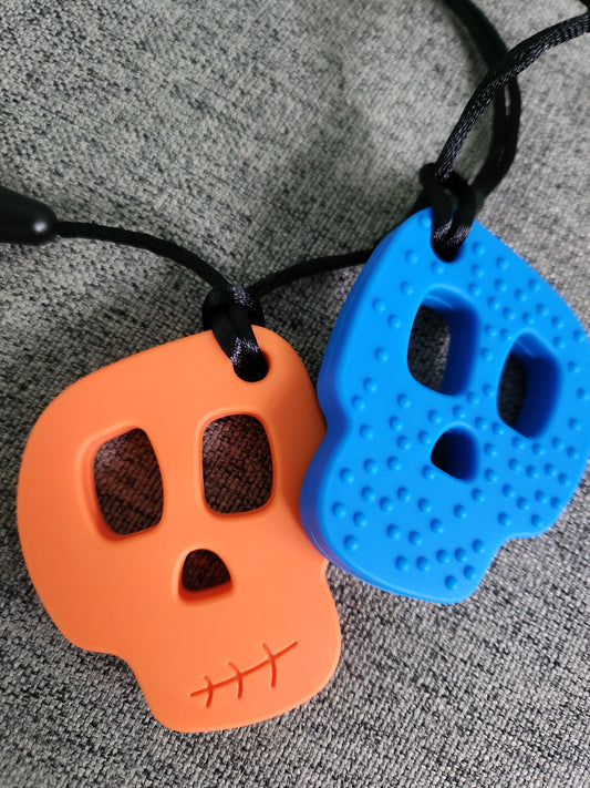 Sensory necklace - skull