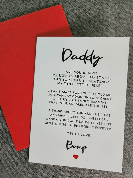 Card for soon-to-be Daddy.....from Bump