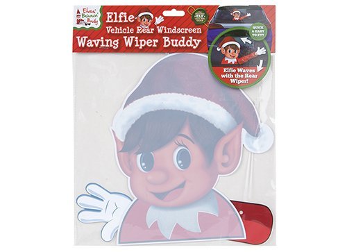 Elfie, the Christmas waving wiper buddy!