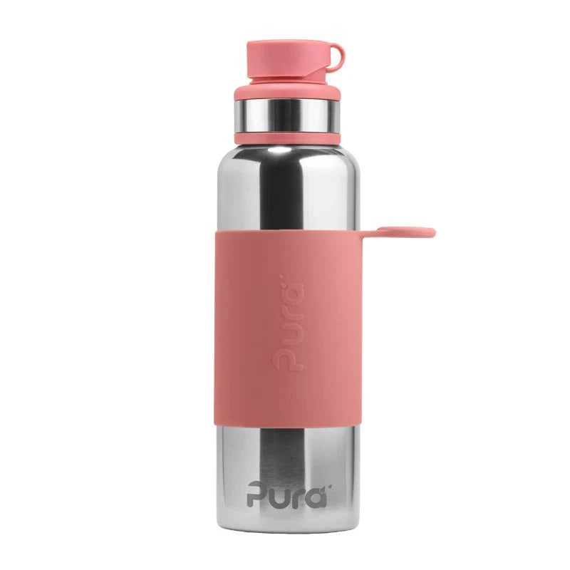 Pura Sport 850ml Stainless steel bottle - Rose