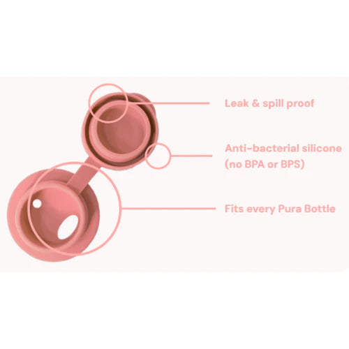 Pura Junior Sport 550ml Bottle - Rose