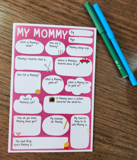 My Mommy card