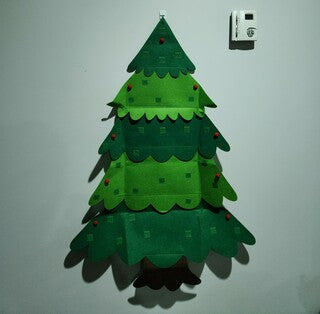 Wall felt Christmas tree