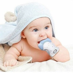 Baby teething glove - Blue