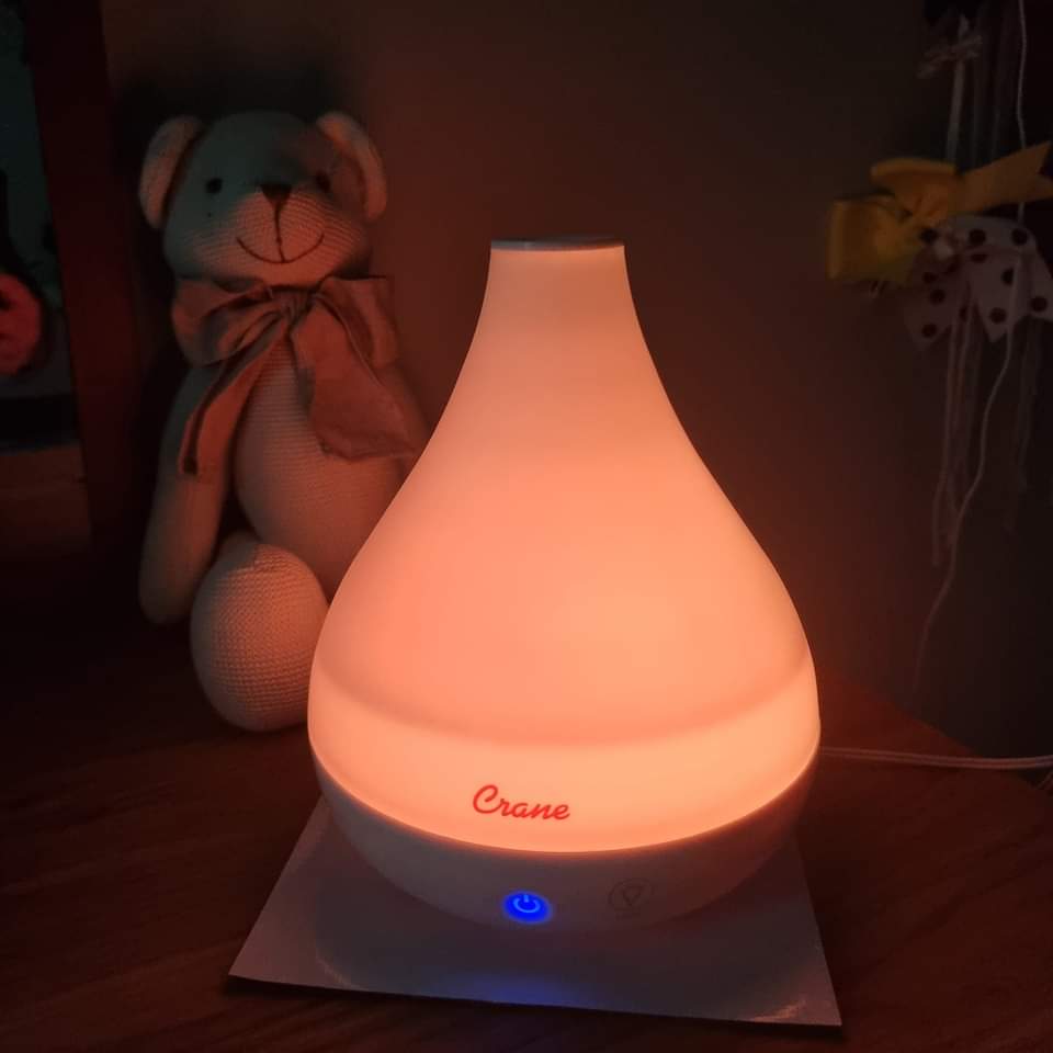 Cool mist humidifier & aroma diffuser (white)