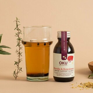 Oku Immune Support Elixir - Manuka and Kawakawa