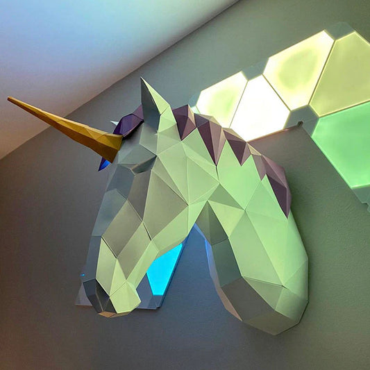 Papercraft Origami kit - Unicorn